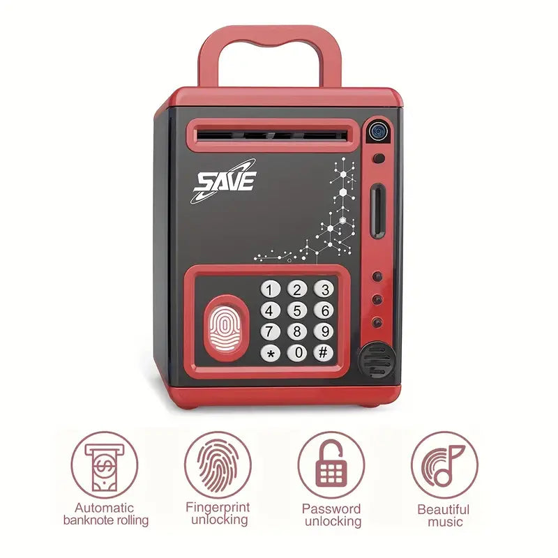 Battery Operated Face Recognition & Fingerprint ATM Machine