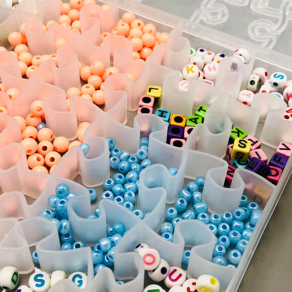 DIY Colorful Crystal Beads Set With Storage Box