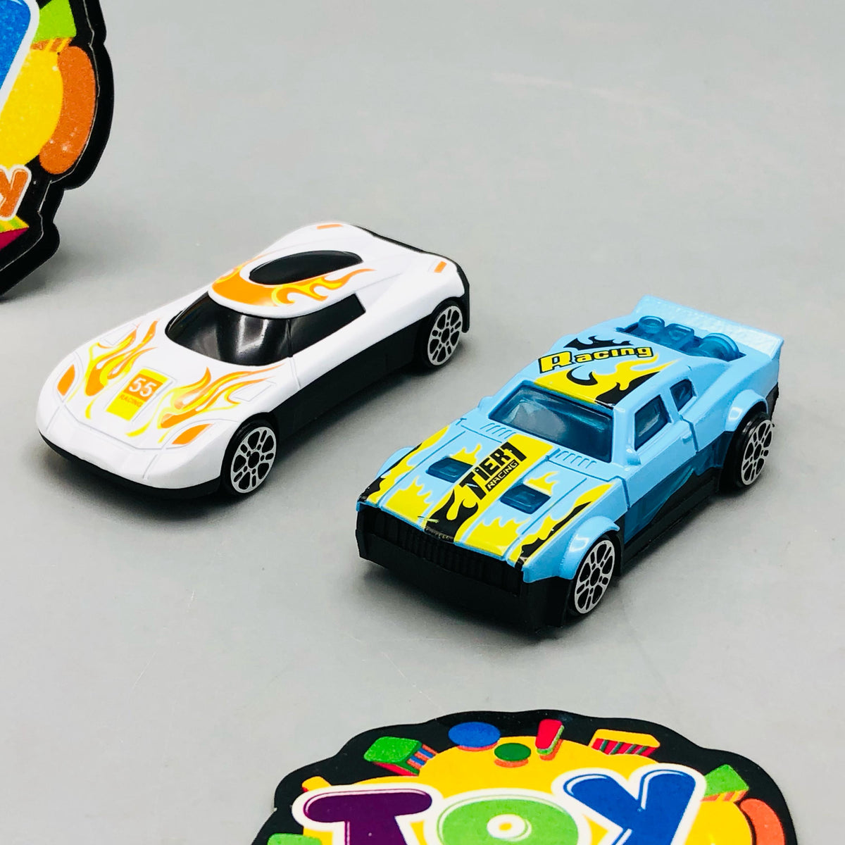 10Pcs Mini Alloy Cars With Launcher