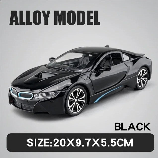 1:22 Diecast BMW i8 Luxury Model Car