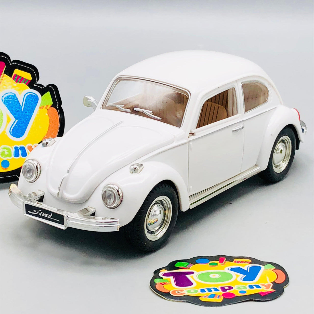 1Pc ABS Inertial Volkswagen Beetle Model