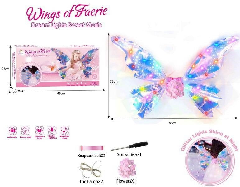 Wings of Faerie With Sweet Lights & Music