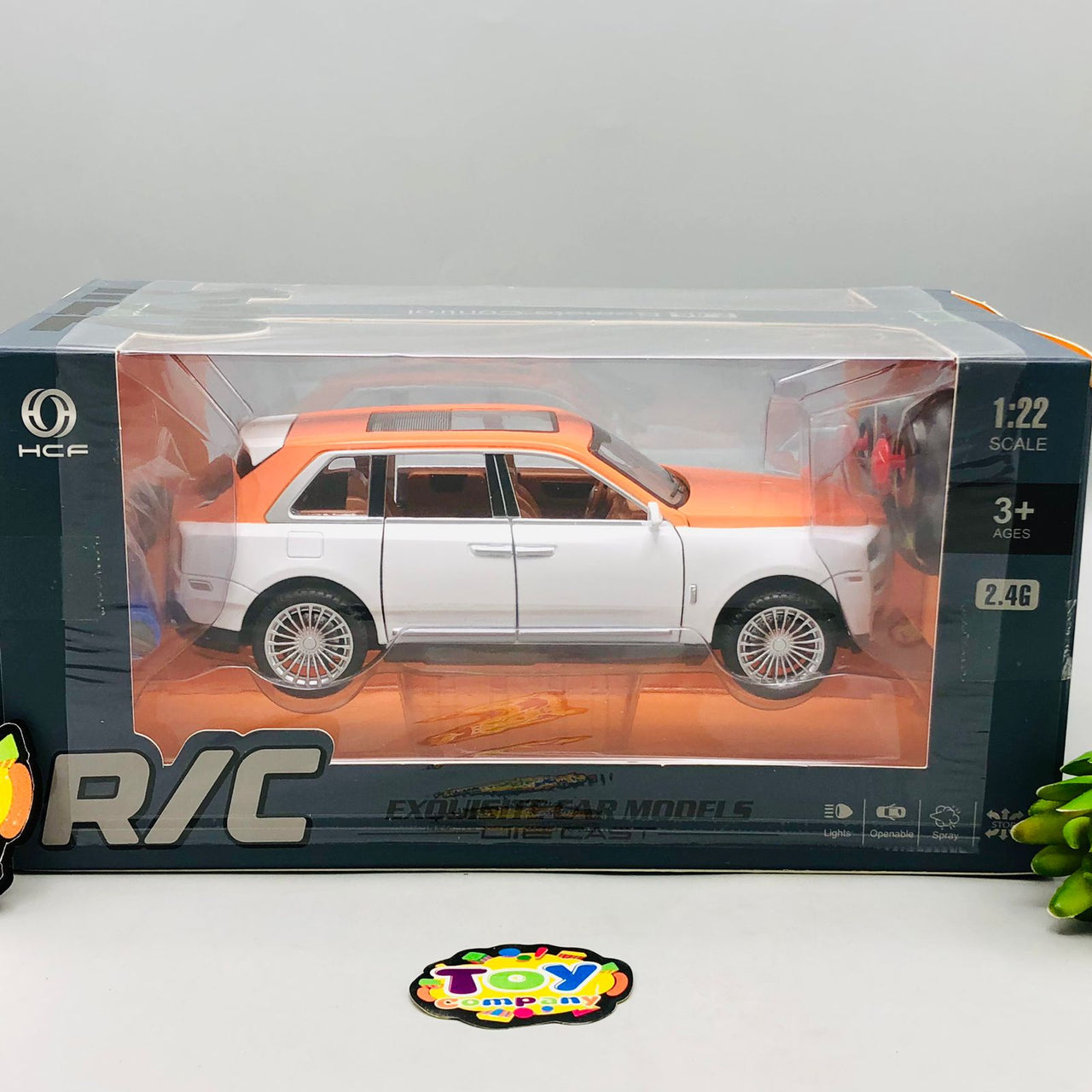 1:22 RC Diecast Rolls Royce Model Car With Smoke