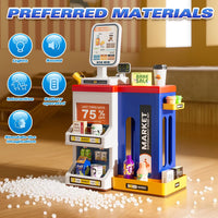 47Pcs Pretend Play Cash Register Super Market Toy