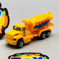 4Pcs Mini Diecast Construction Vehicles