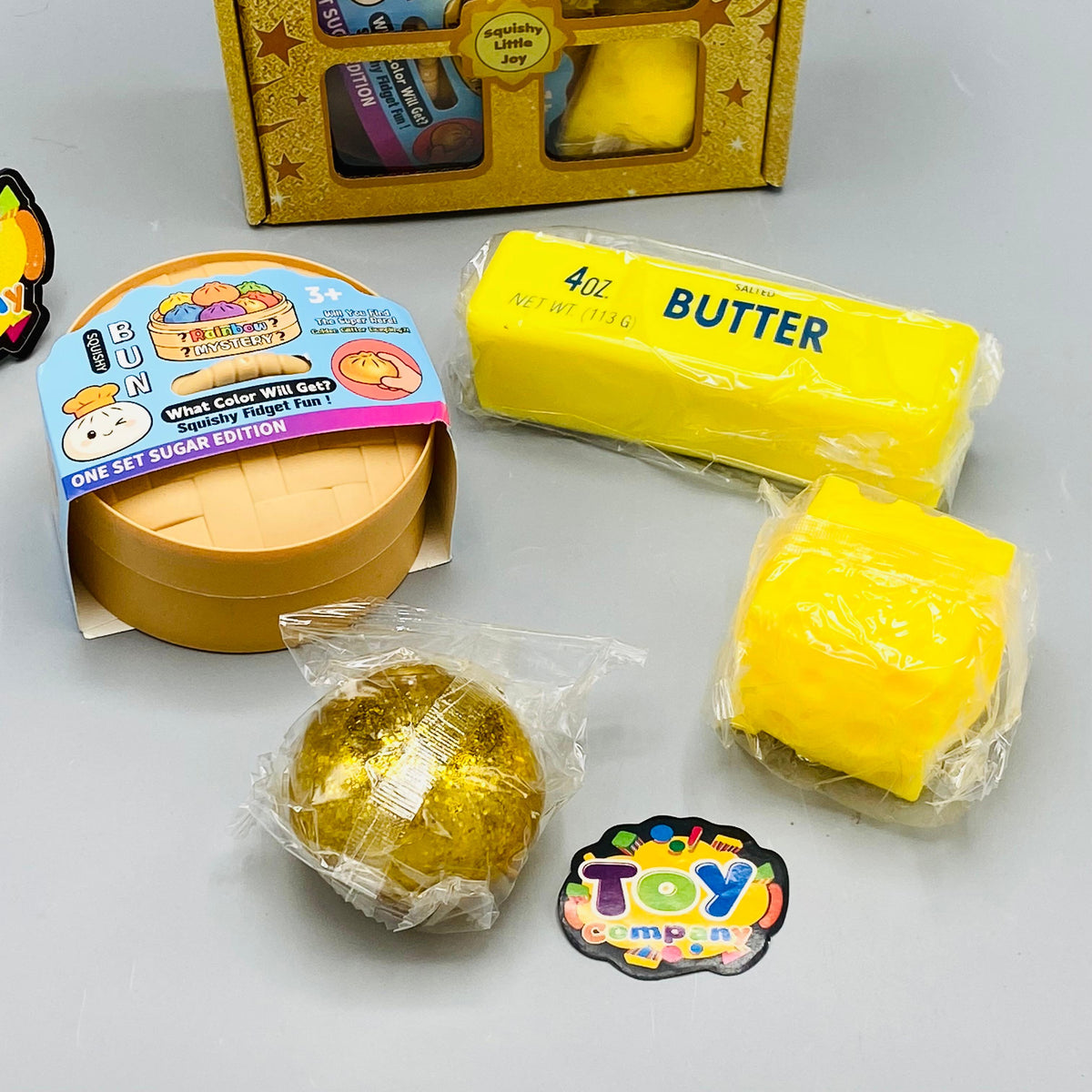 4Pcs Squishy Fun Box