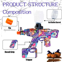 Rechargeable AK47 Gel Blaster Shooting Elite Gun