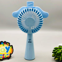 Rechargeable Mini Cinnamoroll Themed Three Speed Fan