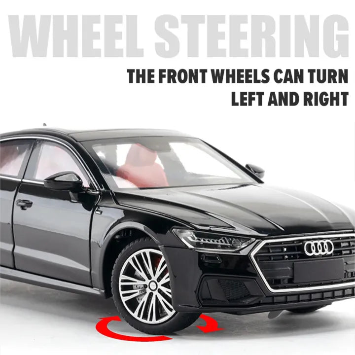 1:24 Diecast Audi A7 Model Car With Headlights