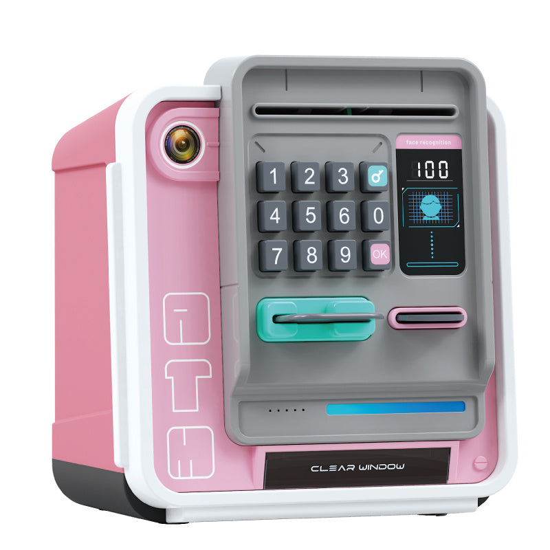 Kids Face Recognition & Password Unlock ATM Machine