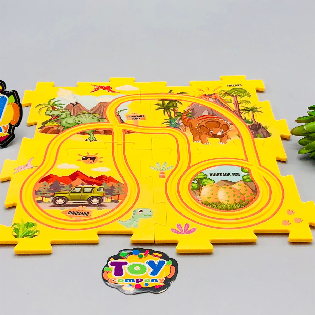 Manual 5Pcs DIY Track Car Puzzle Set - Minor Fault