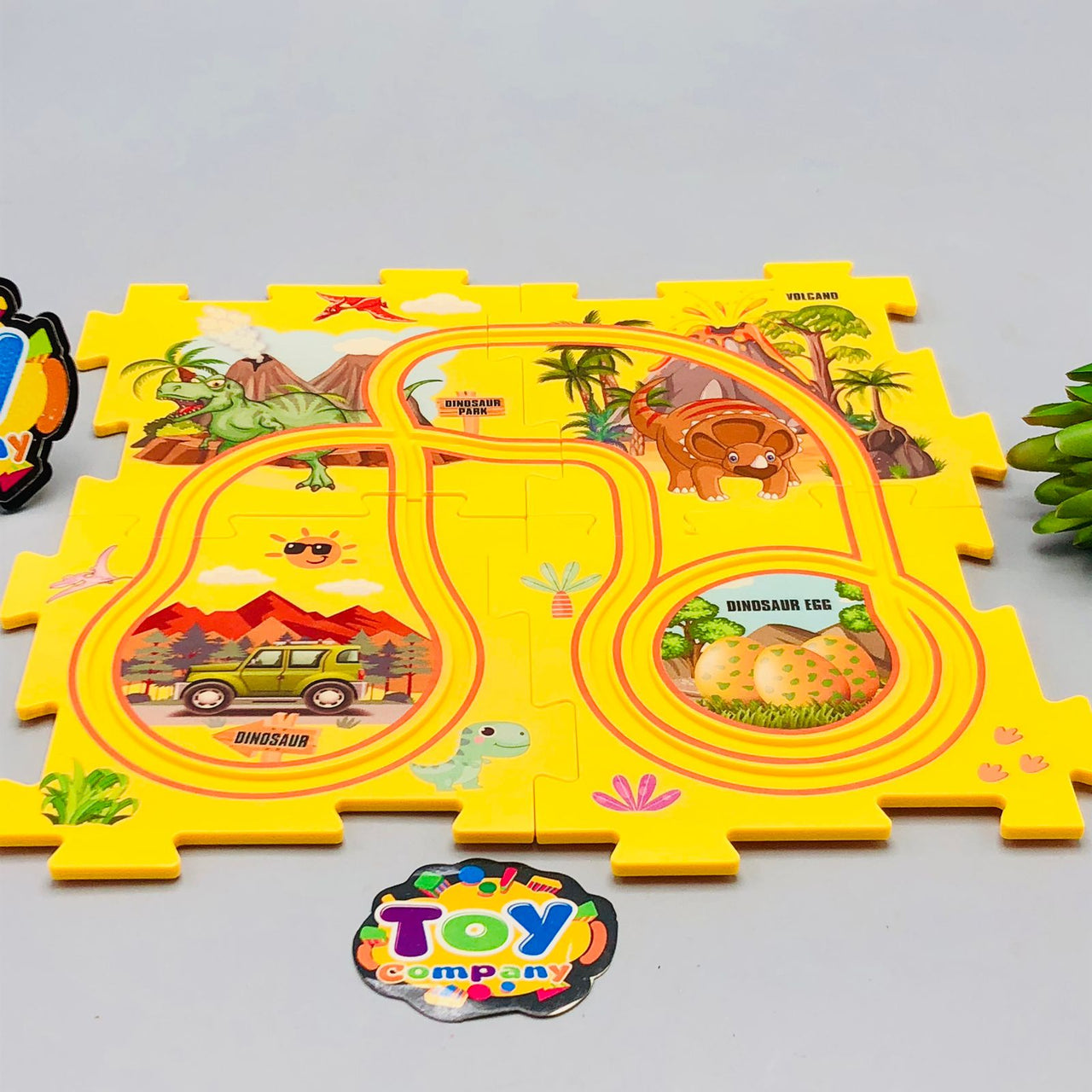 Manual 5Pcs DIY Track Car Puzzle Set - Minor Fault