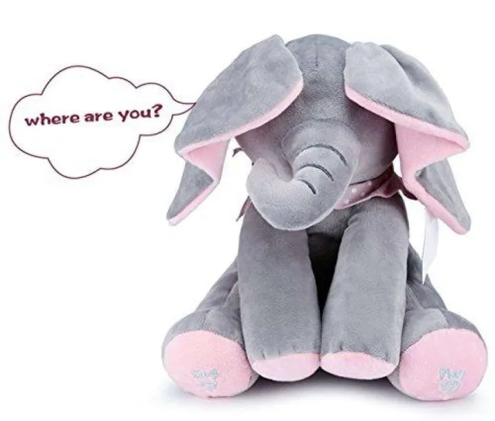 Peek-A-Boo Sing & Play Flappy Stuff Elephant