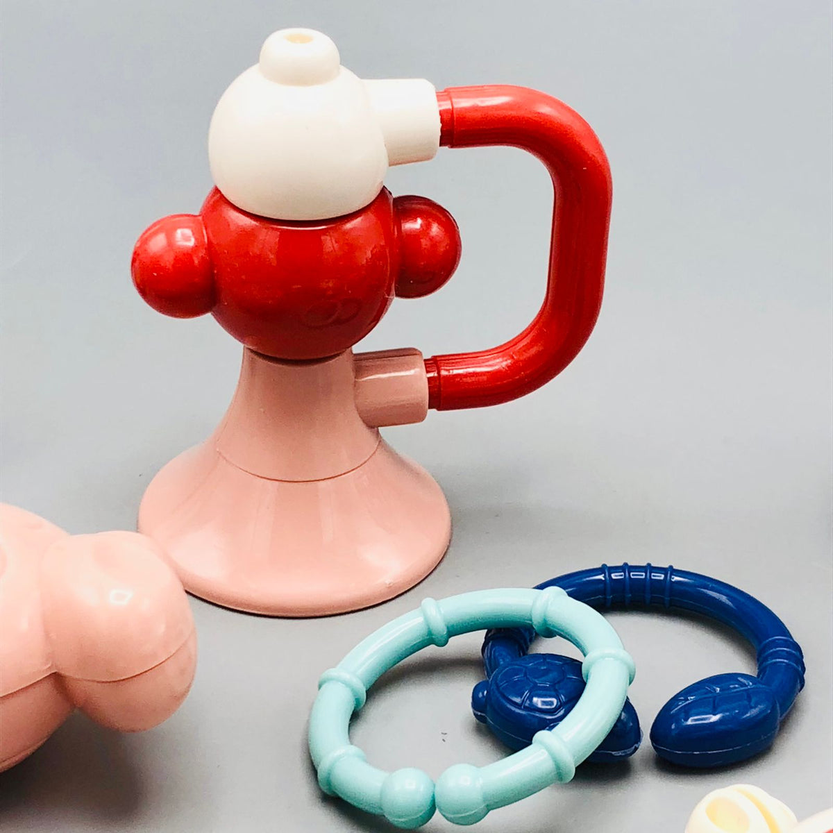 10Pcs Baby Rattles & Teethers Set With Storage Box