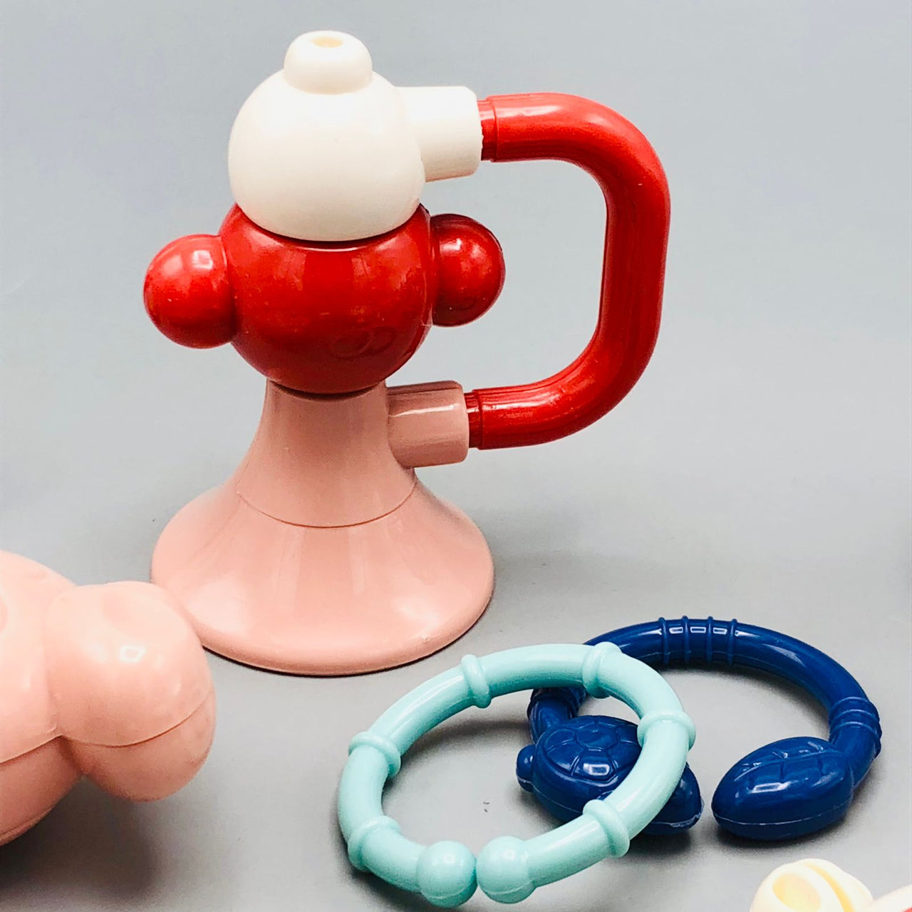 10Pcs Baby Rattles & Teethers Set With Storage Box