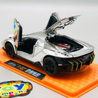 1:32 Diecast Lamborghini Centenario With Acrylic Display Box - Silver
