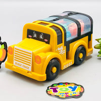 1Pc Kids Inertial Cartoon Blocks Car