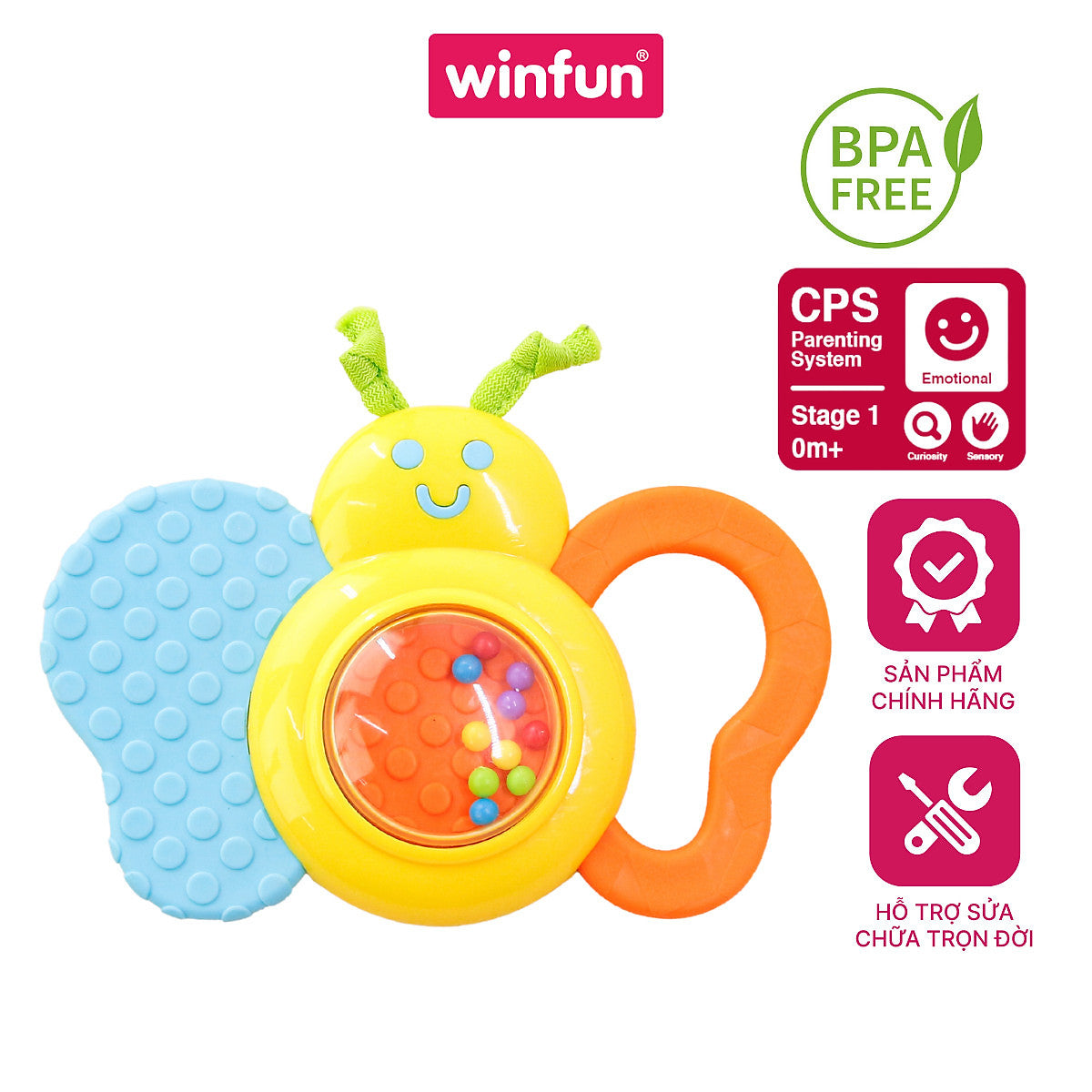 WinFun Baby's Butterfly Rattle
