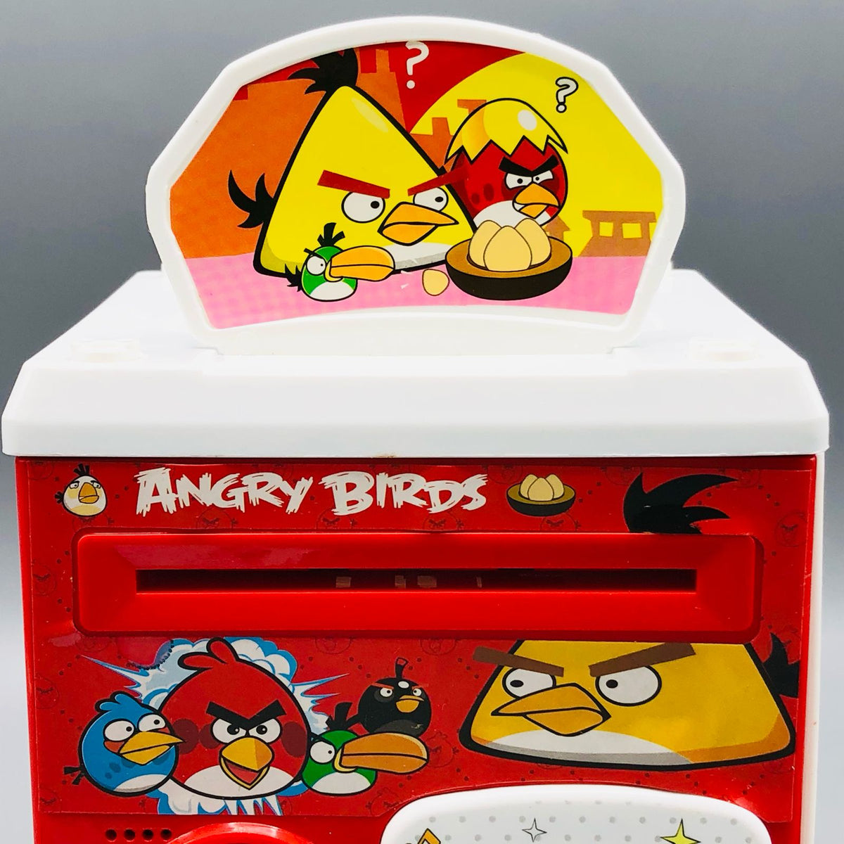 Angry Bird Fingerprint Piggy Bank With Light & Sound