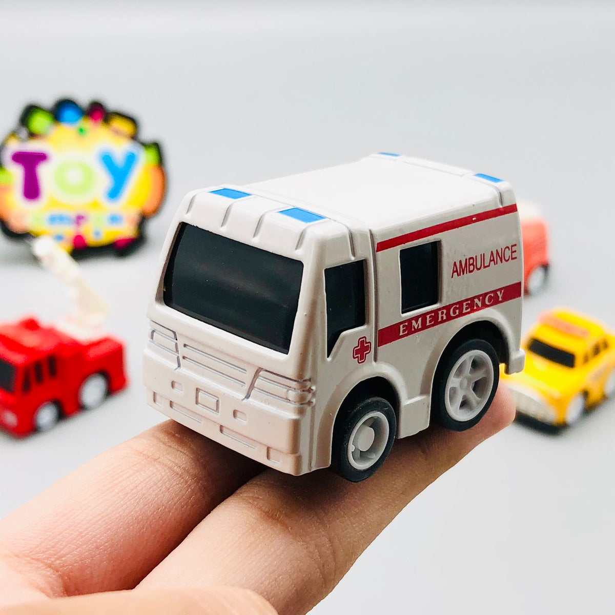 6Pcs Mini Alloy Pullback Cars - Assortment