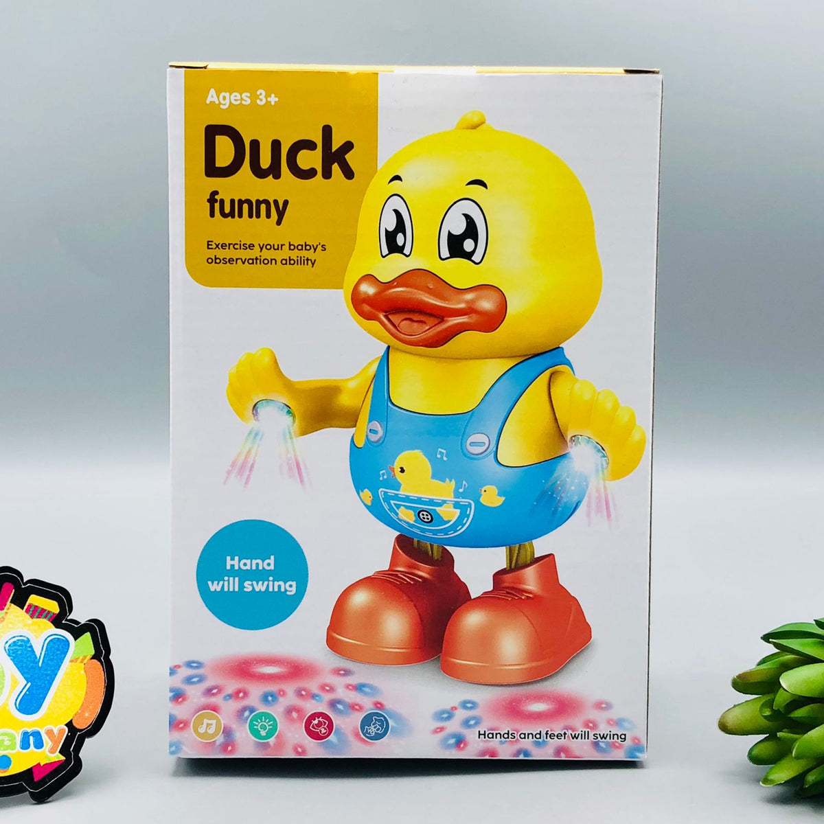 Electric Dancing Funny Duck With Light & Music