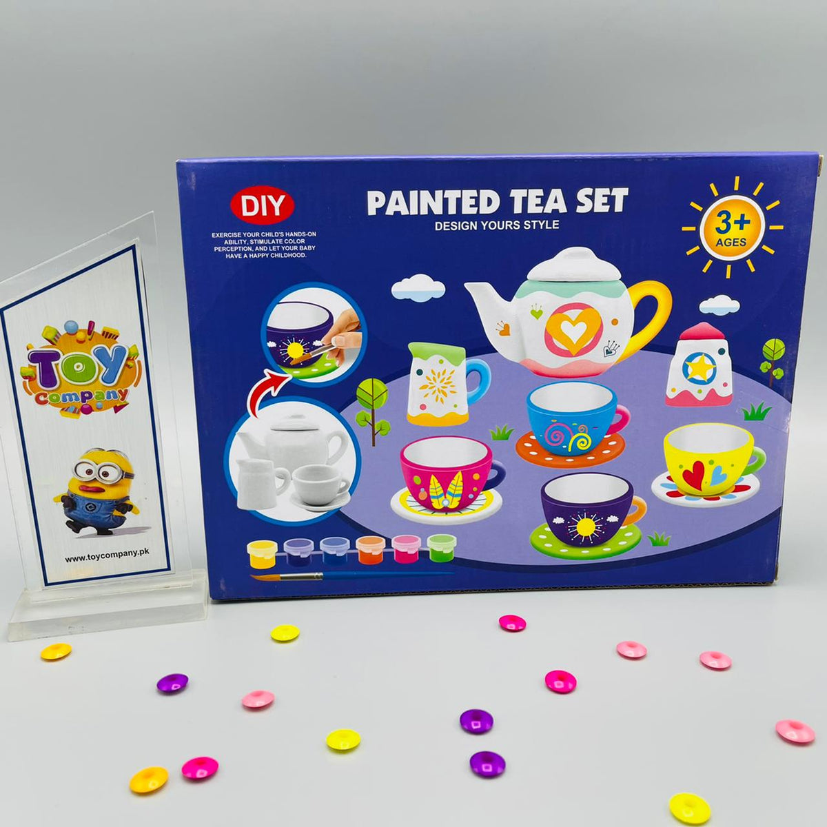 DIY Paint Your Own Tea Set