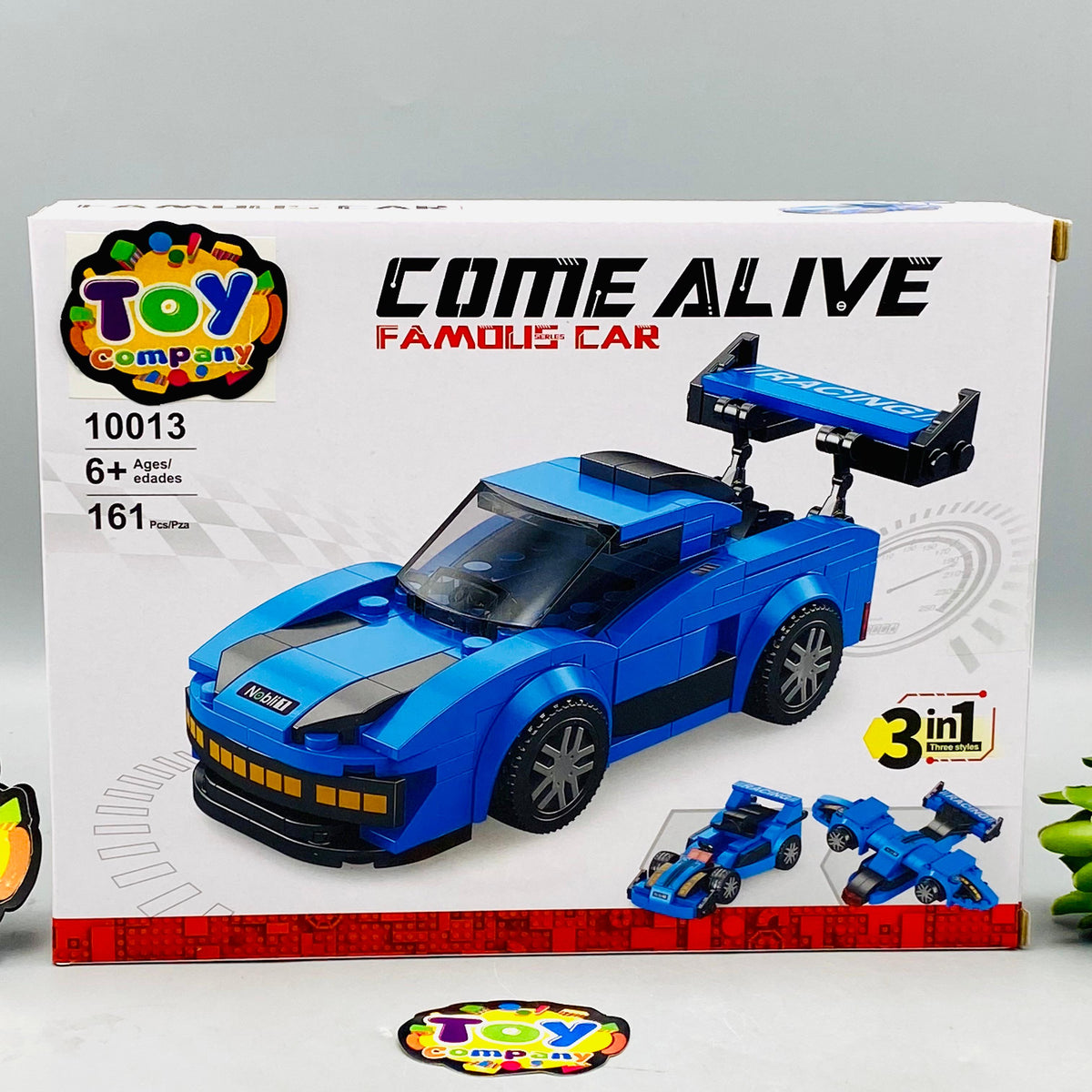DIY 3in1 Concept Car Lego Bricks Set - 161Pcs