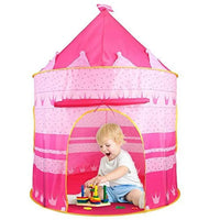 Thumbnail for Portable Cubby Tent House For Kids - Pink