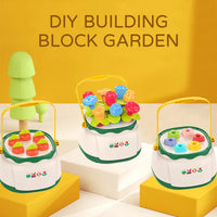 Huanger Montessori Flower Nails Bucket