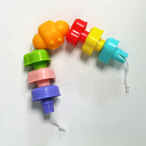 Huanger Montessori Flower Nails Bucket
