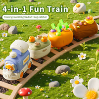 4in1 Kids Press & Go Activity Train