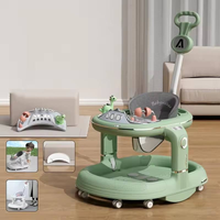 4in1 Multi-functional Baby Musical Walker - Green