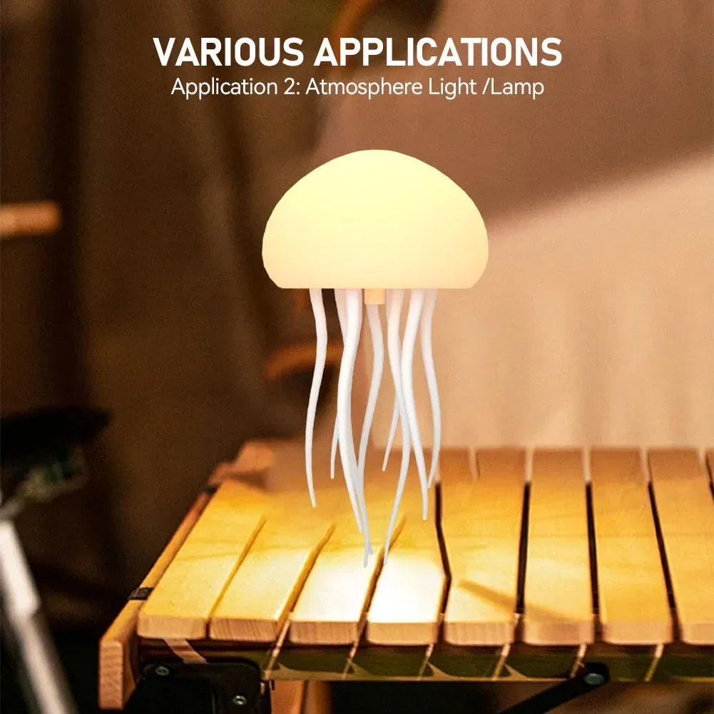 Rechargeable & Sound Activated Floating Jellyfish Lamp