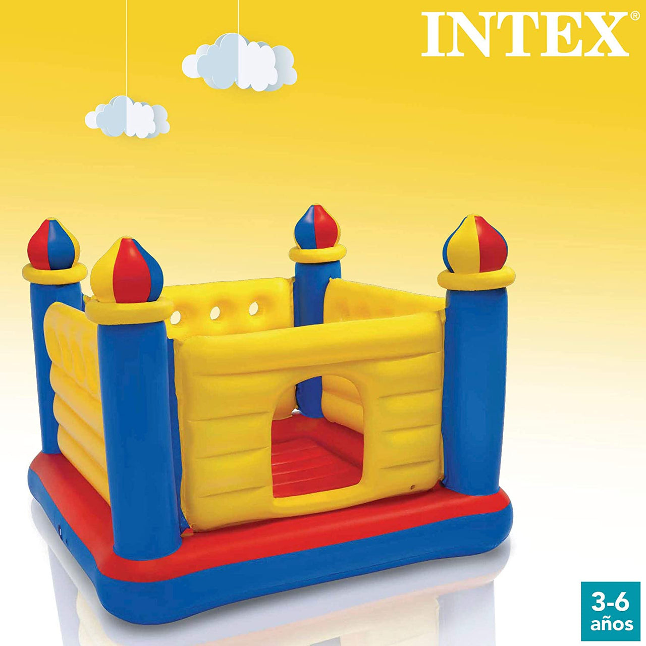 INTEX JumpOLene ™ Castle Bouncer ( 69" X 69" X 53" )