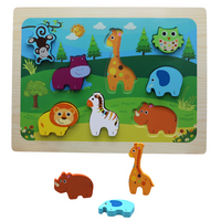 3D Colorful Animal Puzzle Board - Assortment