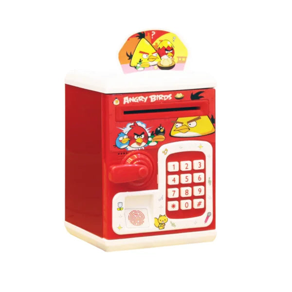 Angry Bird Fingerprint Piggy Bank With Light & Sound