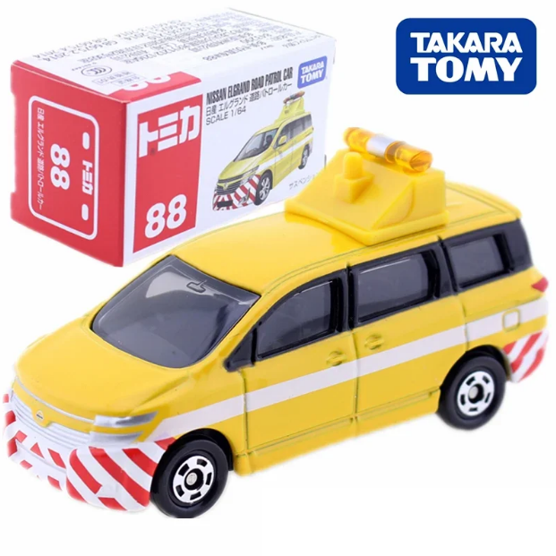 1:64 Takara Tomy Nissan Elgrand Road Patrol Model Car