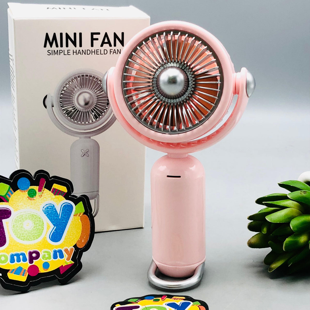 5.5" Rechargeable Three Gear Wind Simple Mini Fan