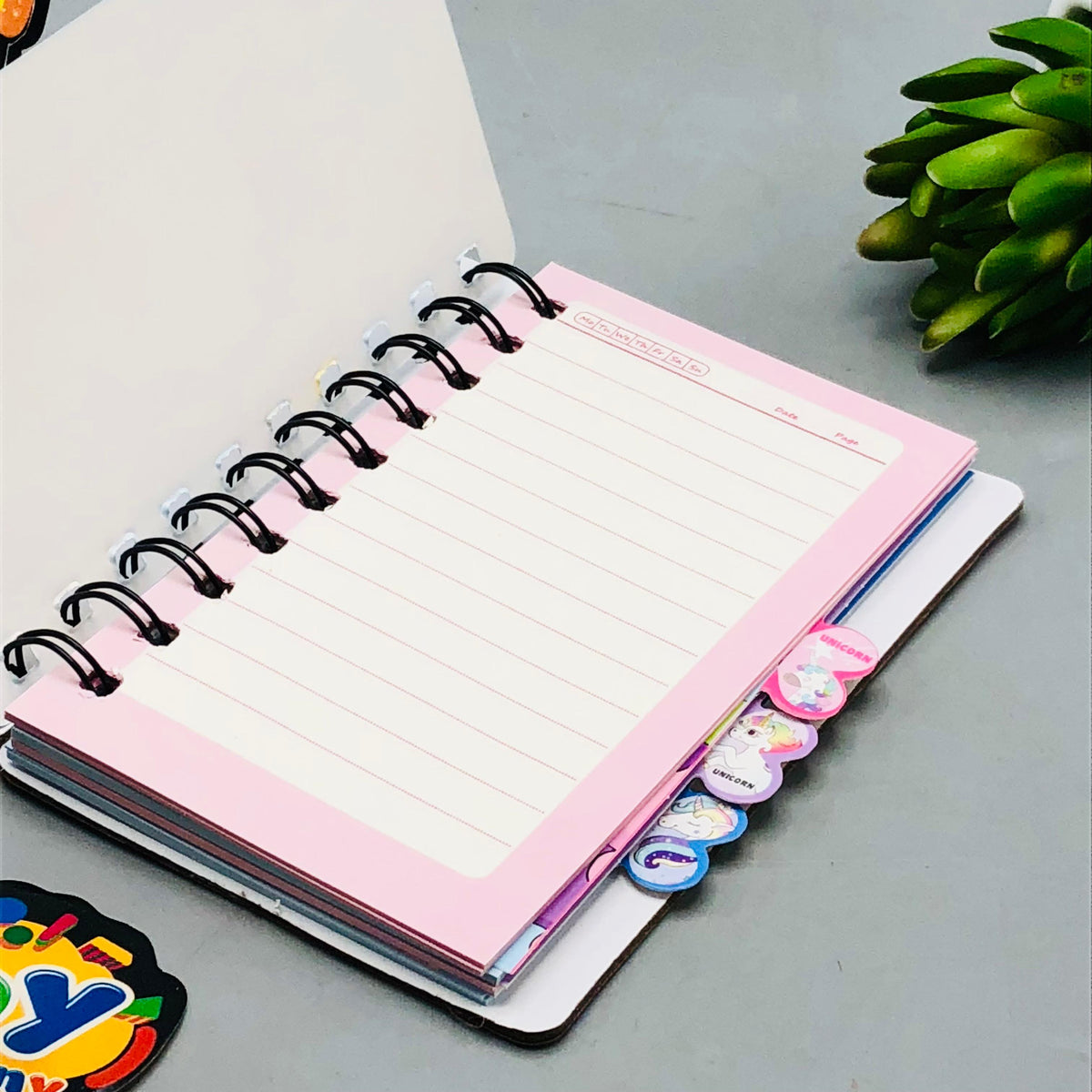 5.5" Unicorn Mini Pocket Diary - 1Pc