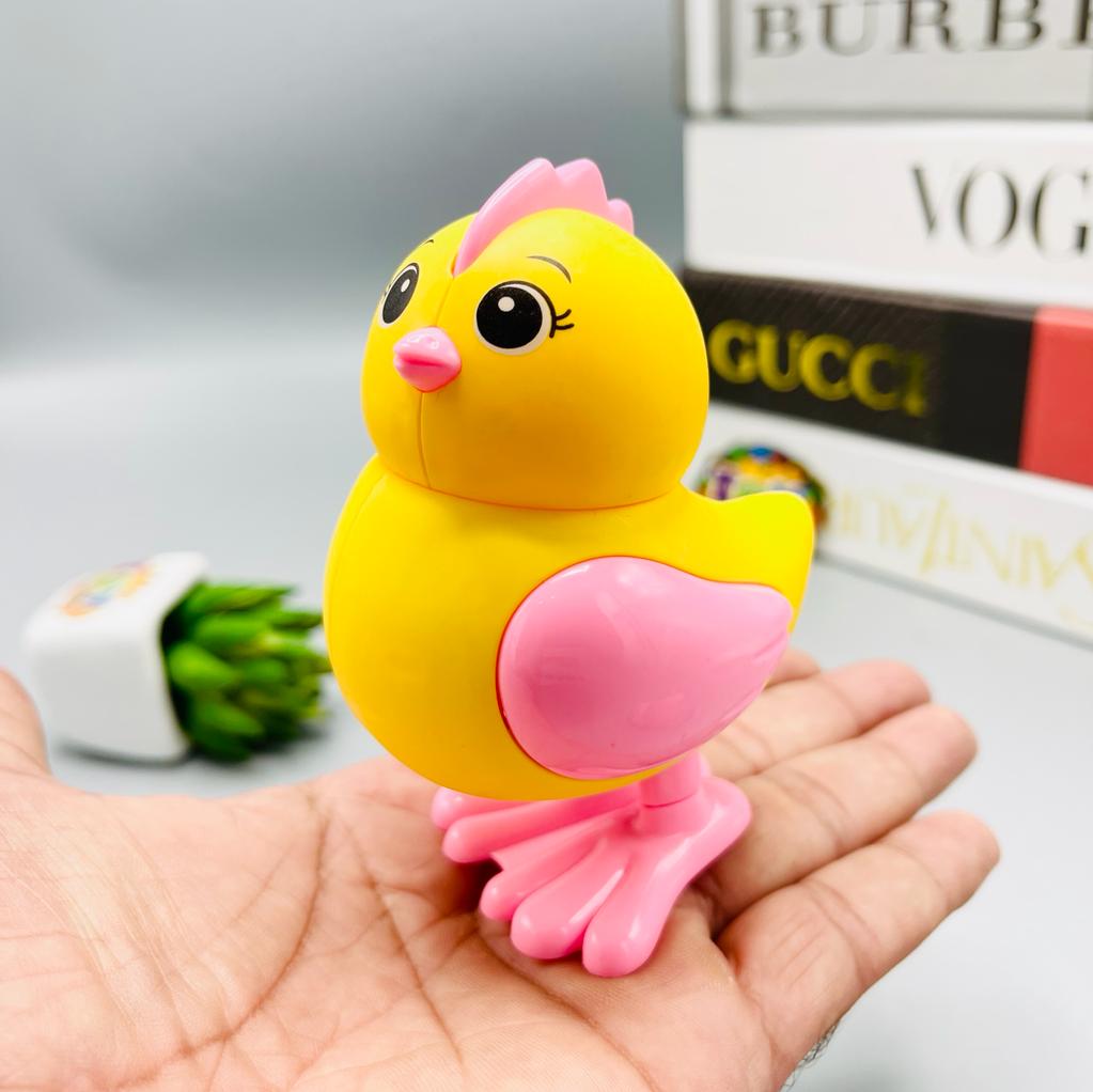Cute Wind-up Jumping Chick Toy
