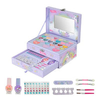 37Pcs Realistic Magical Unicorn Makeup Suitcase