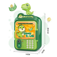 Dinosaur Themed Kids Money Saving ATM Machine