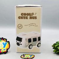 500ml Cute Bear Bus Design Kids Water Bottle - Purple