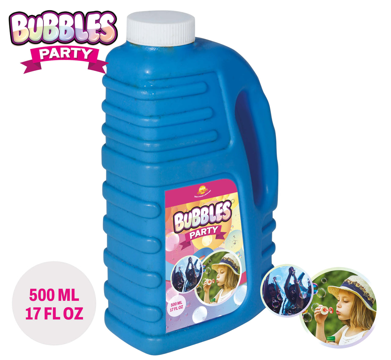 500ml Colorful Bubble Liquid Solution Bottle