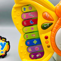 Battery Operated Butterfly Piano With Light & Music