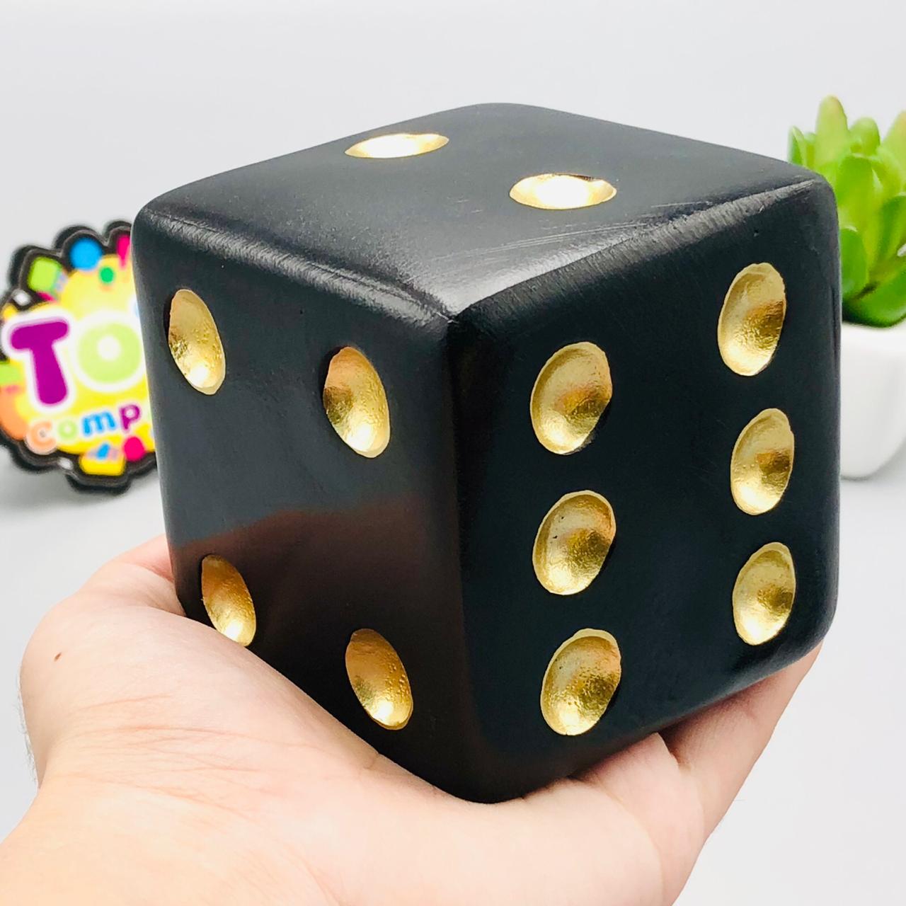Wooden Dice Decor - 1 Pcs