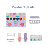 37Pcs Realistic Magical Unicorn Makeup Suitcase