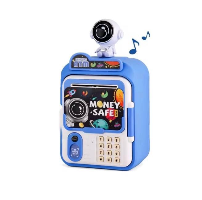Spaceman Themed Kids Money Saving ATM Machine