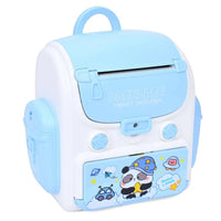 Multi-functional Backpack Money Saving Piggy Bank - Blue