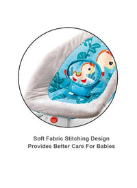 Multi-functional 2in1 Musical Baby Rocking Cradle - Blue